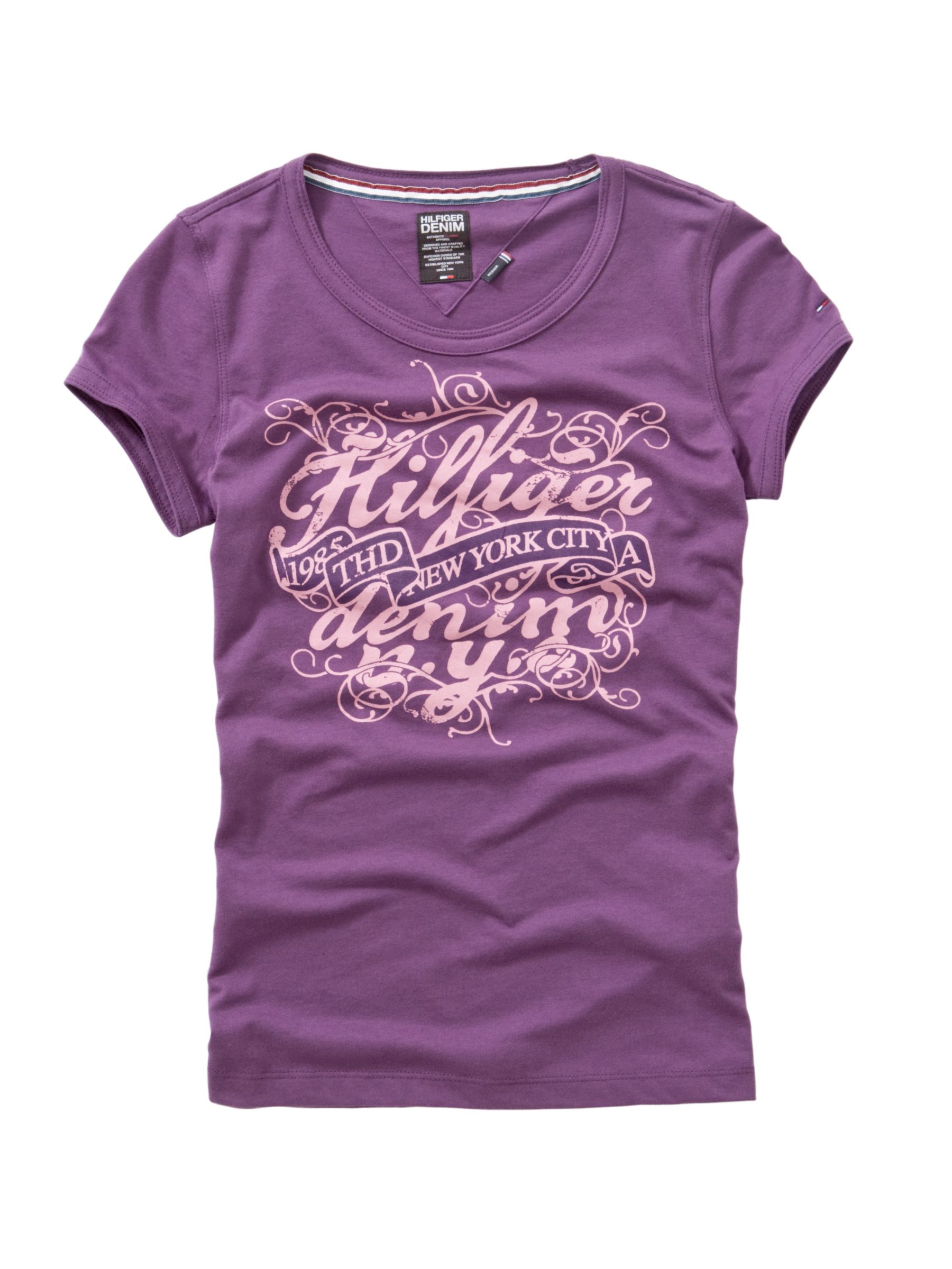 Lala Print T-Shirt, Hortensia