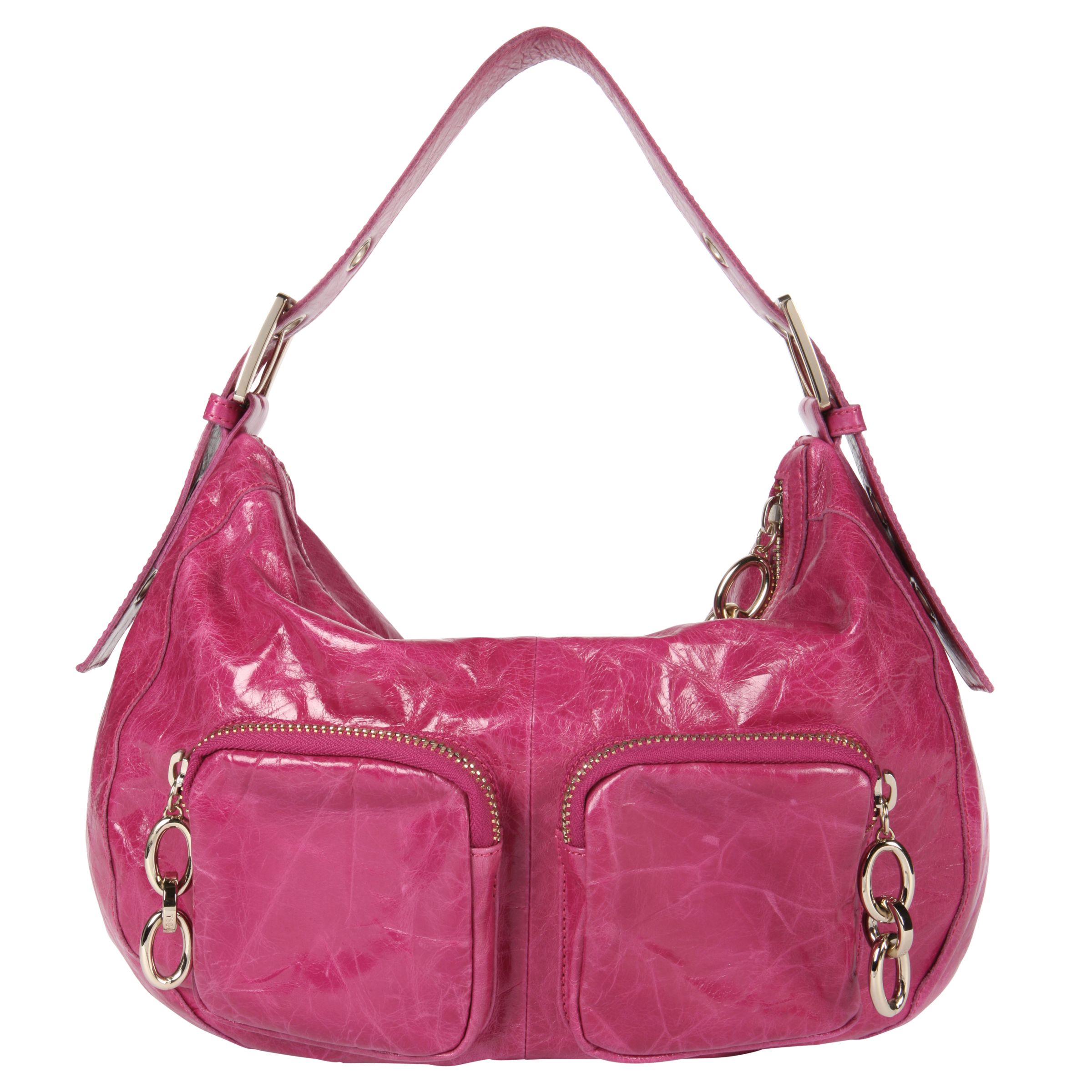 Ted Baker Fitch Chunky Chain Hobo Handbag, Pink at John Lewis