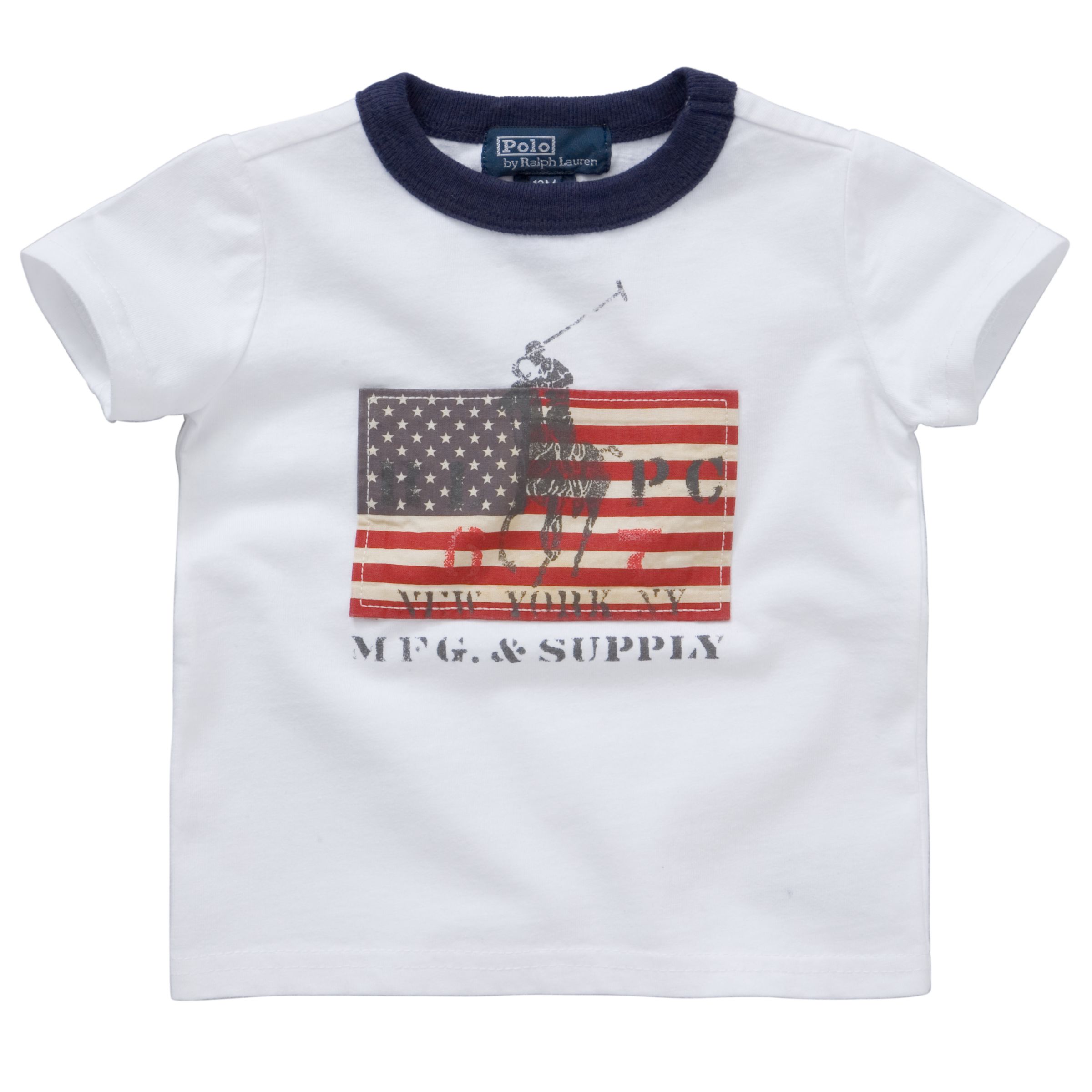 USA Ringer T-Shirt, White