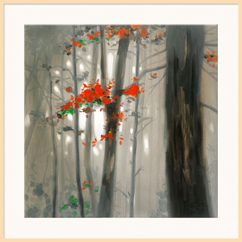 Autumn Embers, Light Frame, 110 x 110cm at John Lewis