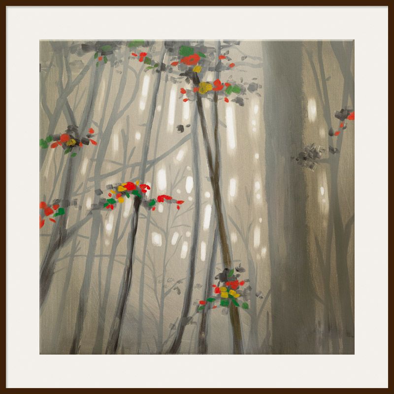 Harvest Colours, Dark Frame, 110 x 110cm at John Lewis