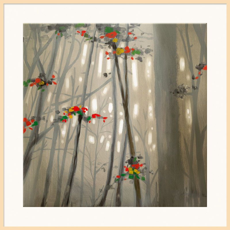 Harvest Colours, Light Frame, 110 x 110cm at John Lewis