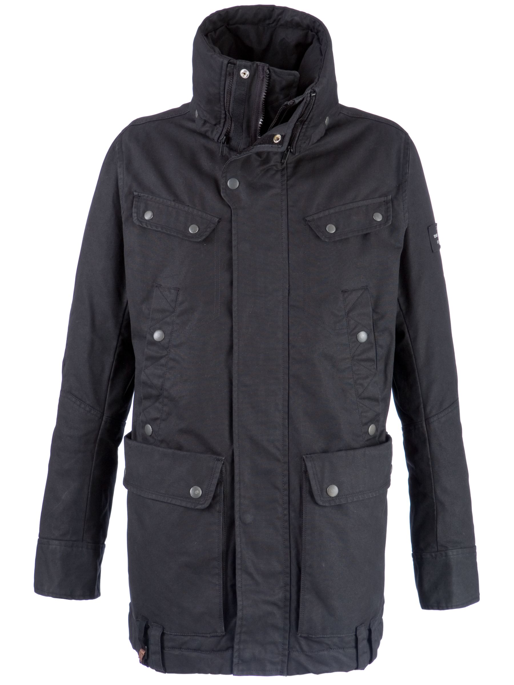 Diesel Weron Parka Jacket, Black at John Lewis