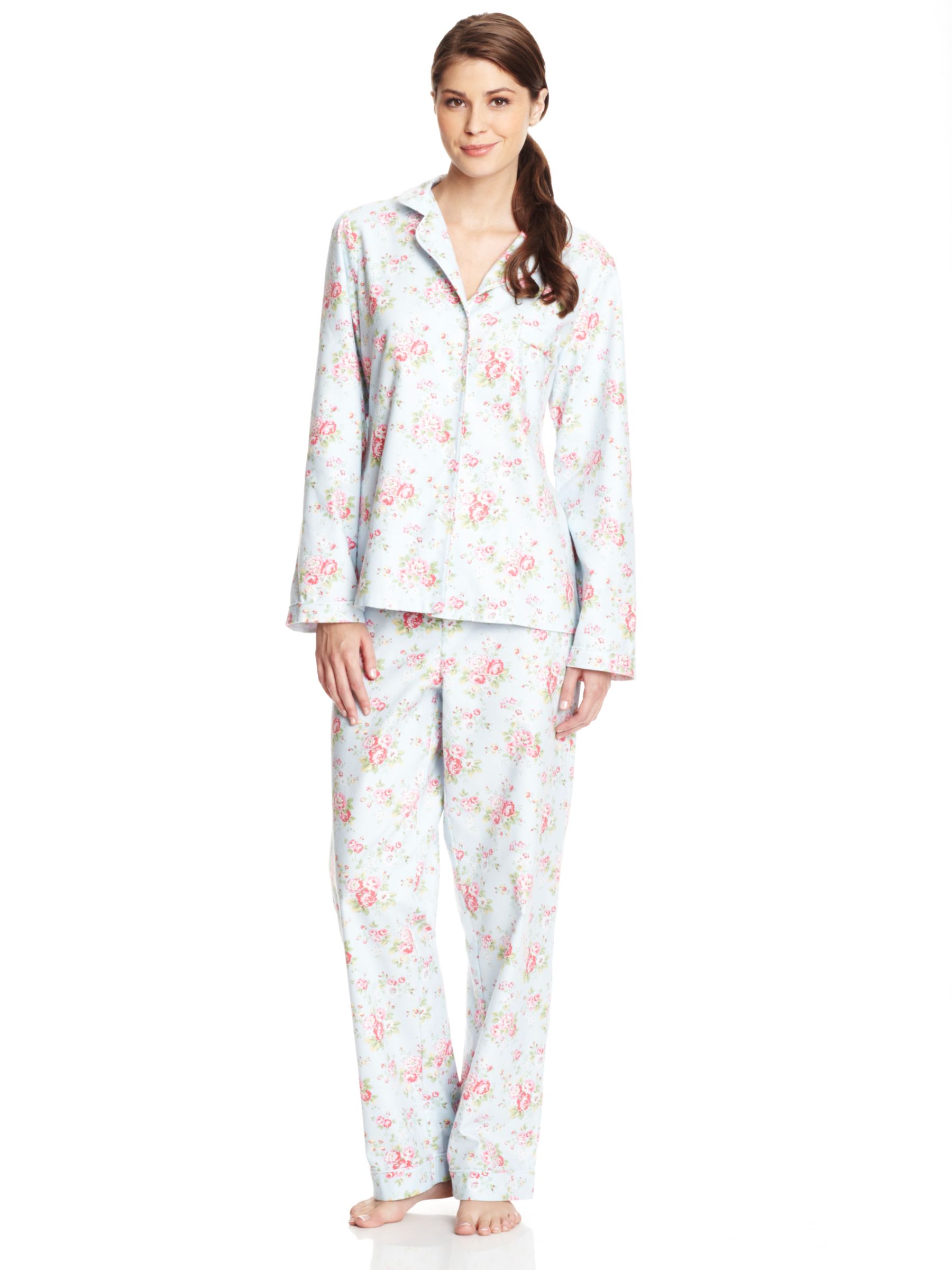 Cath Kidston Spray Flowers Classic Pyjamas, Blue, M