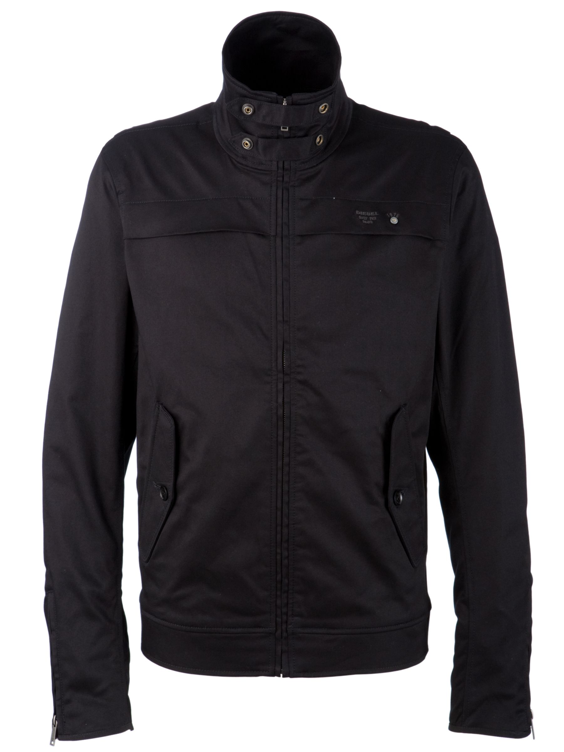 Diesel Jloko Blouson Jacket, Black at John Lewis