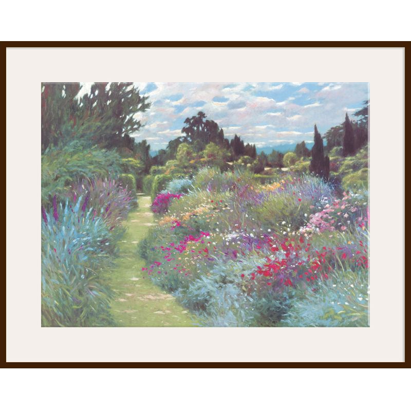 May Garden, Dark Frame, 82 x 110cm at John Lewis