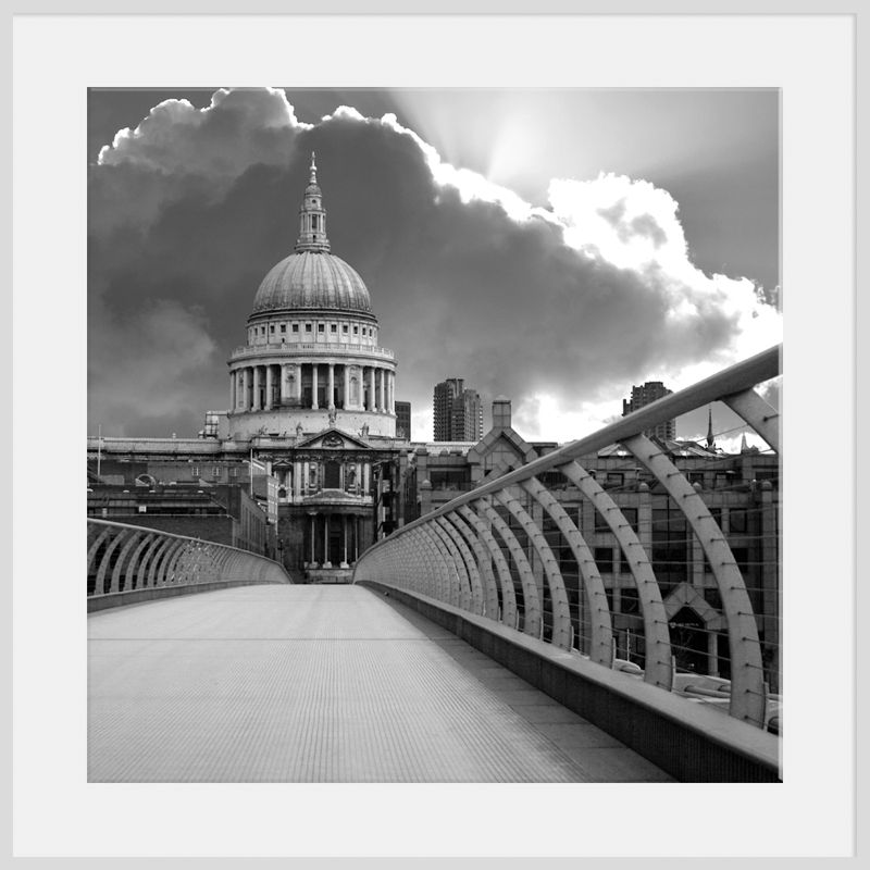 St Paul's, Light Frame, 110 x 110cm at John Lewis