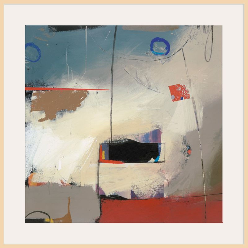 Apogee II, Light Frame, 110 x 110cm at John Lewis