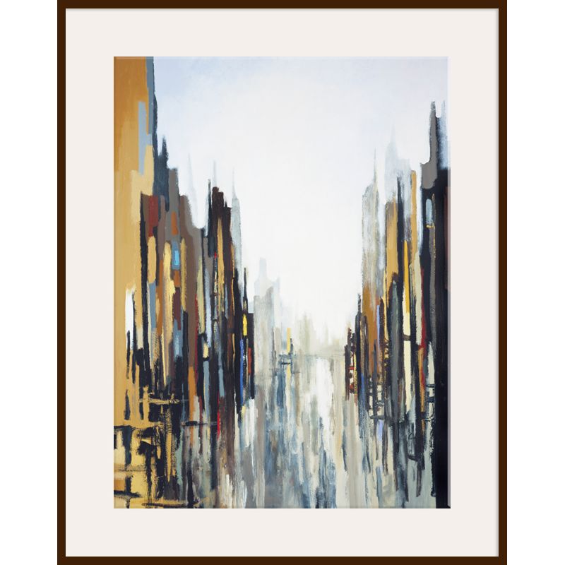 Urban Abstract 14, Dark Frame, 82 x 110cm at John Lewis