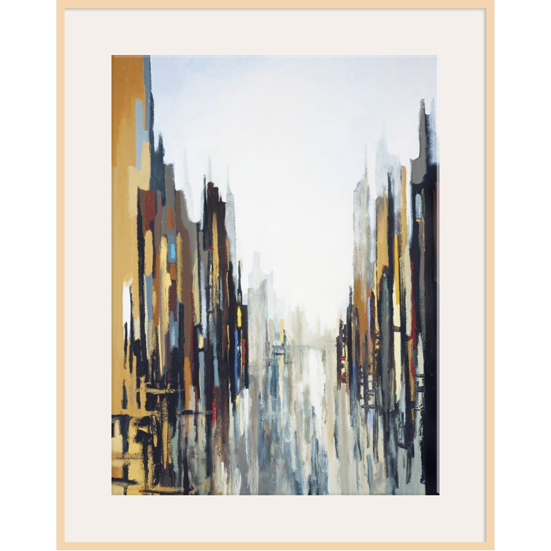 Urban Abstract 14, Light Frame, 82 x 110cm at John Lewis