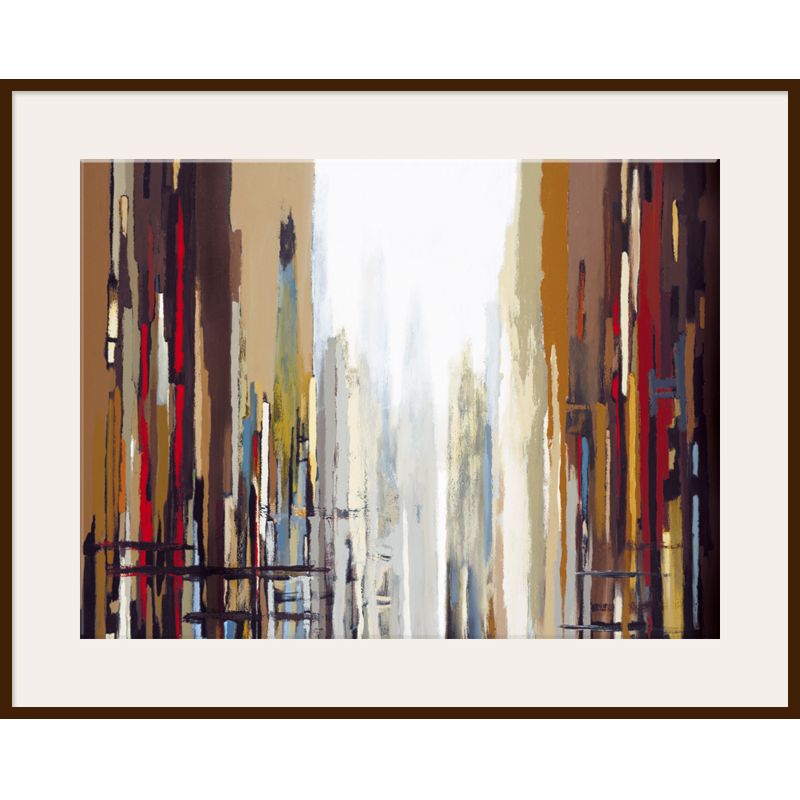 Urban Abstract 1, Dark Frame, 82 x 110cm at John Lewis
