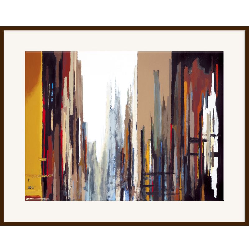 Urban Abstract, Dark Frame, 82 x 110cm at JohnLewis