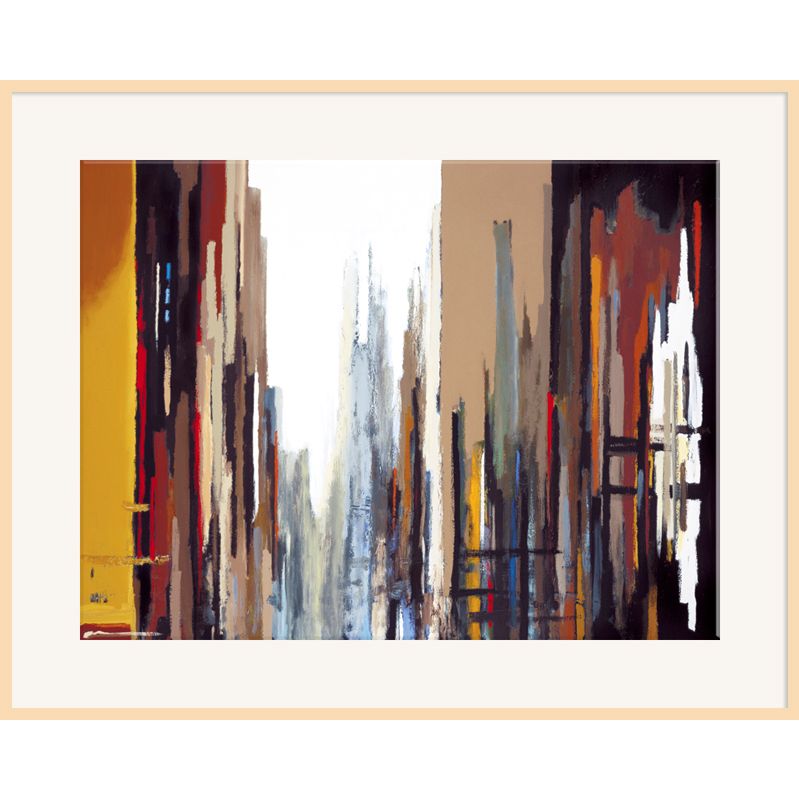 Urban Abstract, Light Frame, 82 x 110cm at JohnLewis
