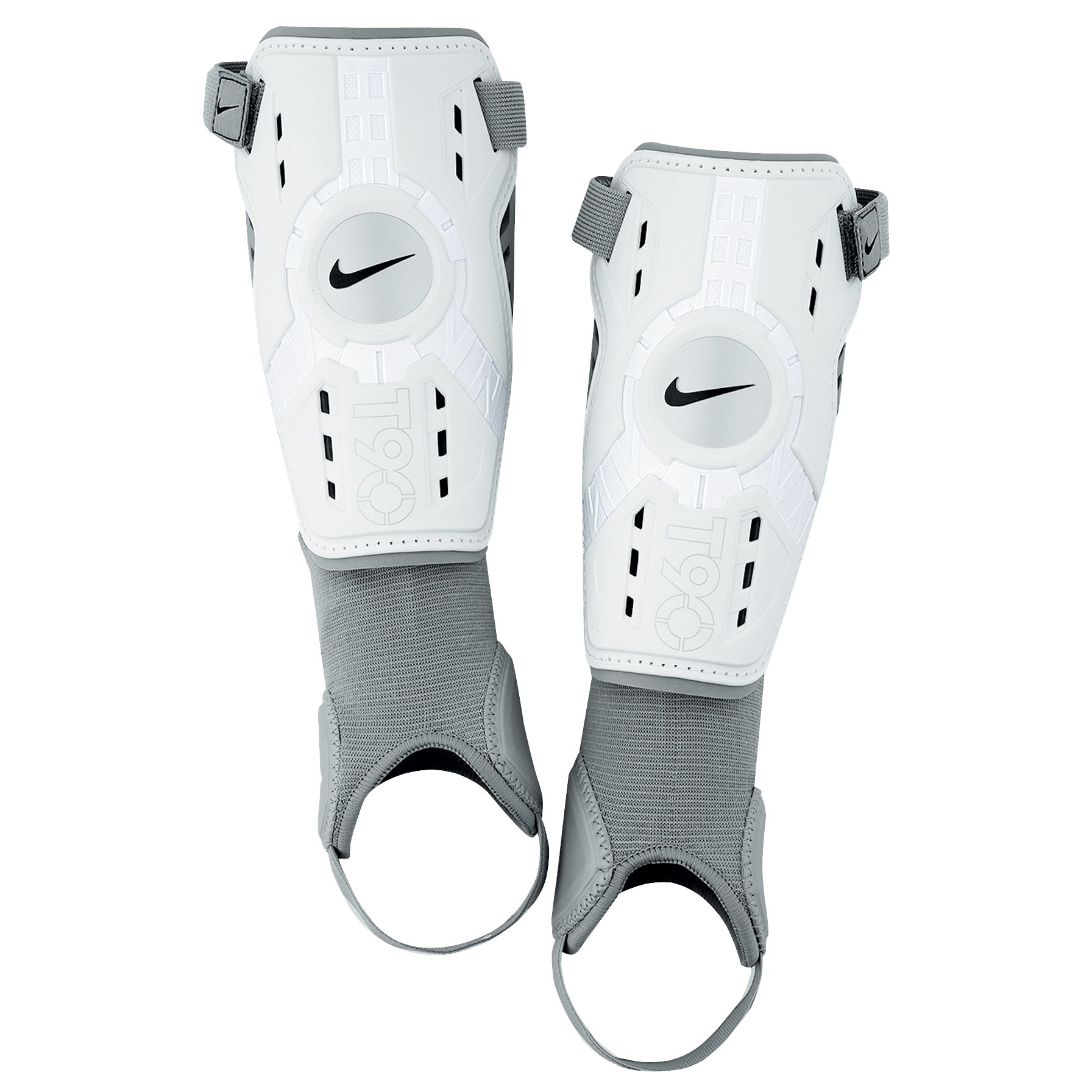 Nike T90 Protegga Shield III Football Shin Guards, Black/Blue, L