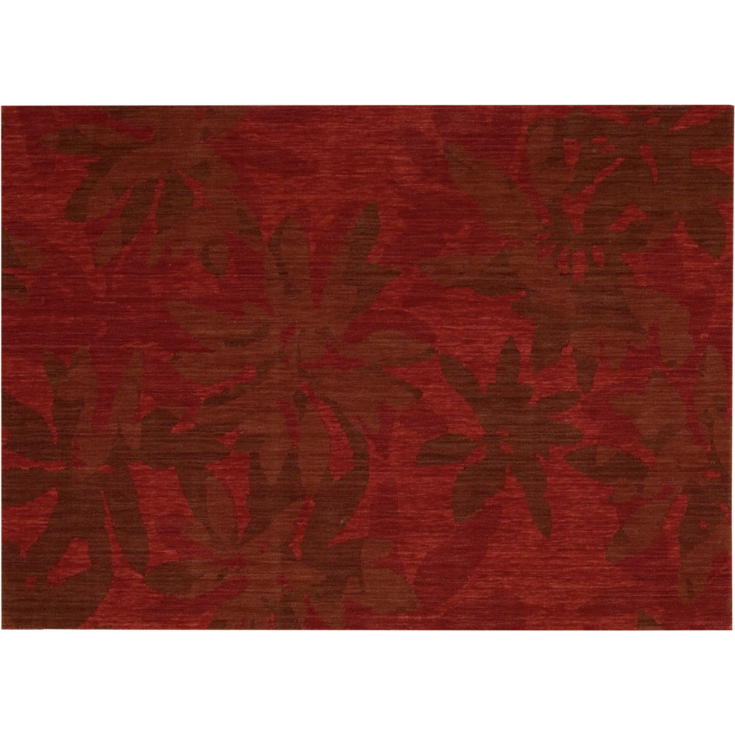 Calvin Klein Winter Flower Rug, Garnet at John Lewis