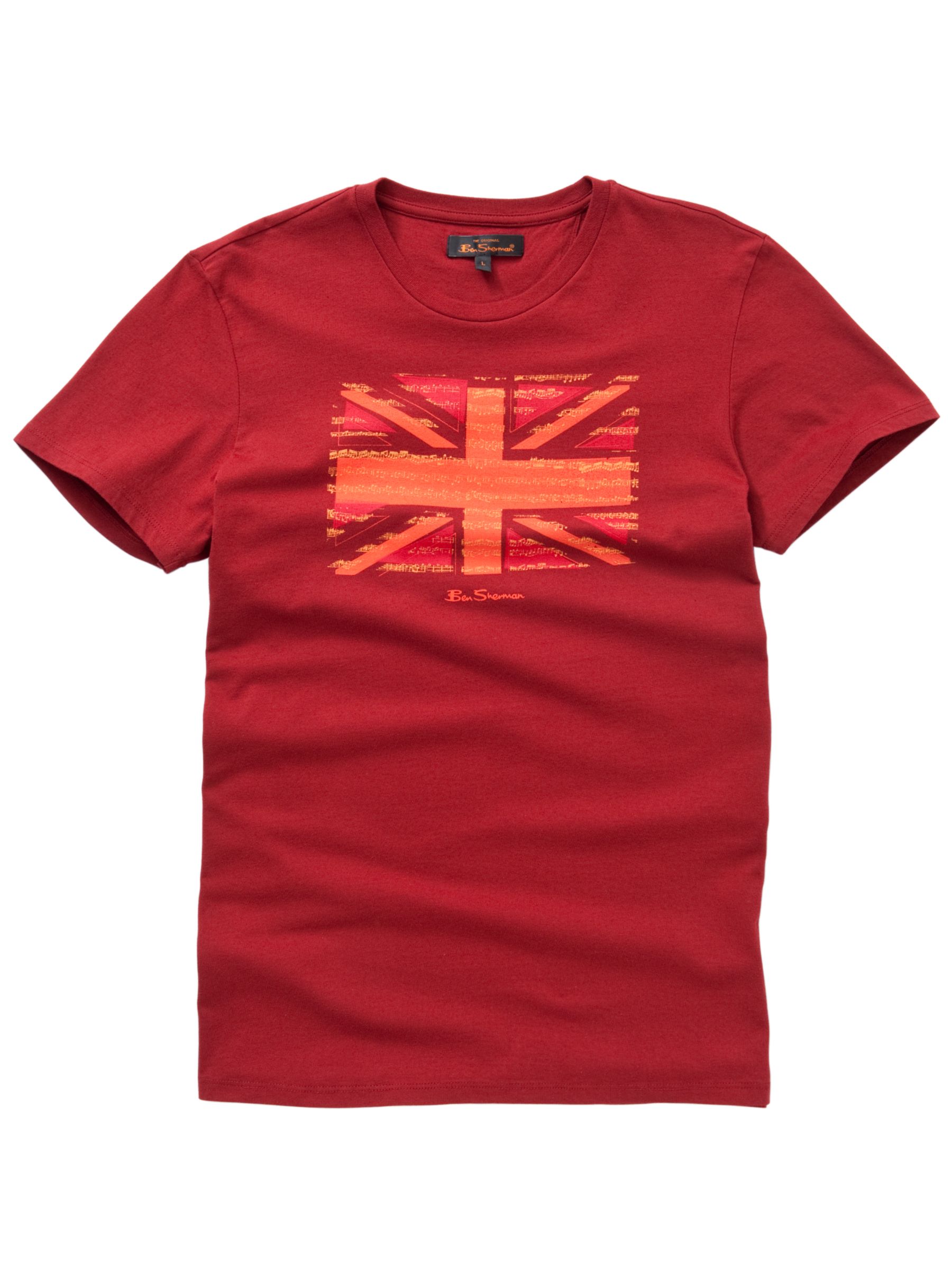 Ben Sherman Union Jack T-Shirt, Red