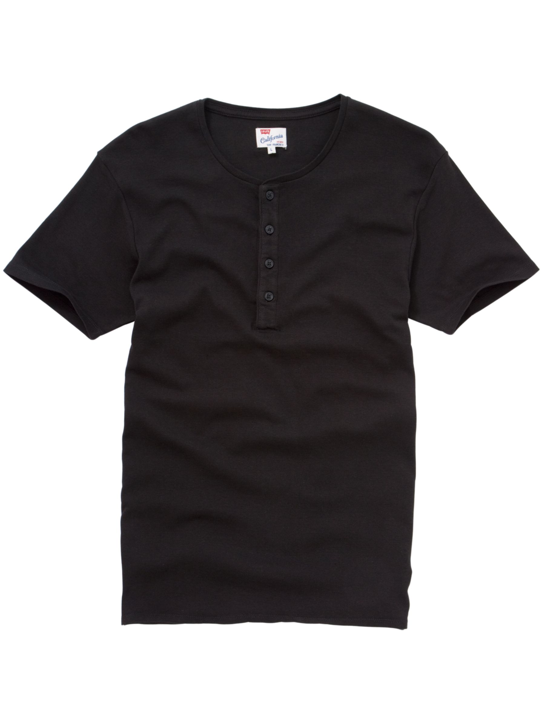 Ribbed Short Sleeve T-Shirt, Black