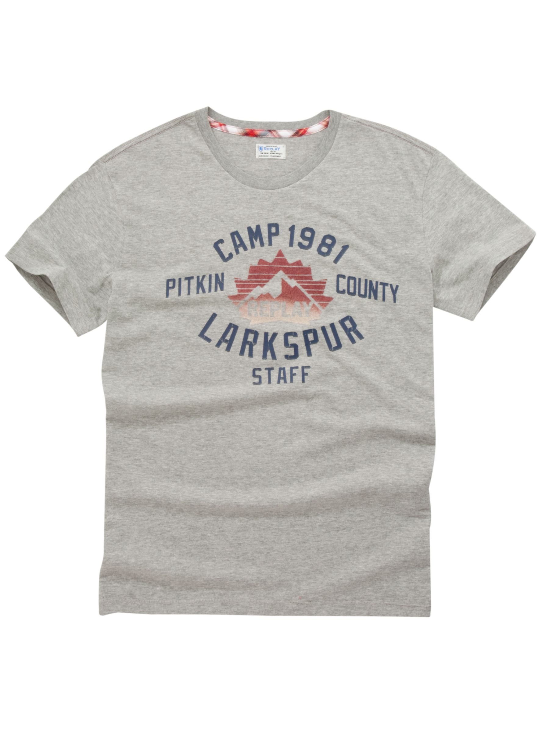 Larkspur Print Short Sleeve T-Shirt,