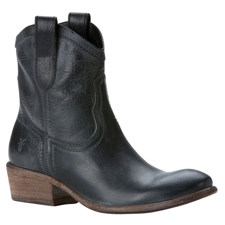 Frye Carson Shortie Pull On Boots, Black at John Lewis