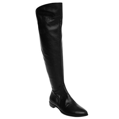 Pied A Terre Palmer Over-The-Knee Leather Boots, Black at John Lewis