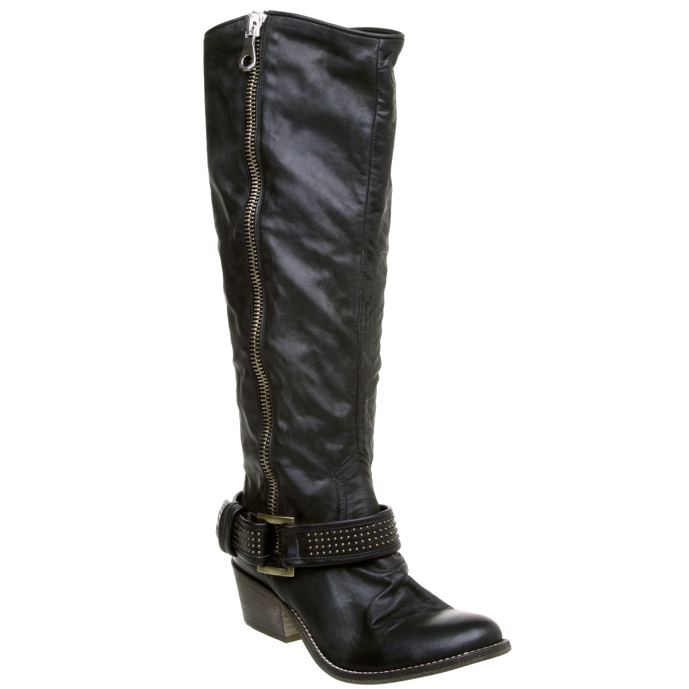 Pied A Terre Payne Knee High Boots, Black at John Lewis