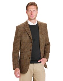 Barbour Check Tweed Jacket, Brown