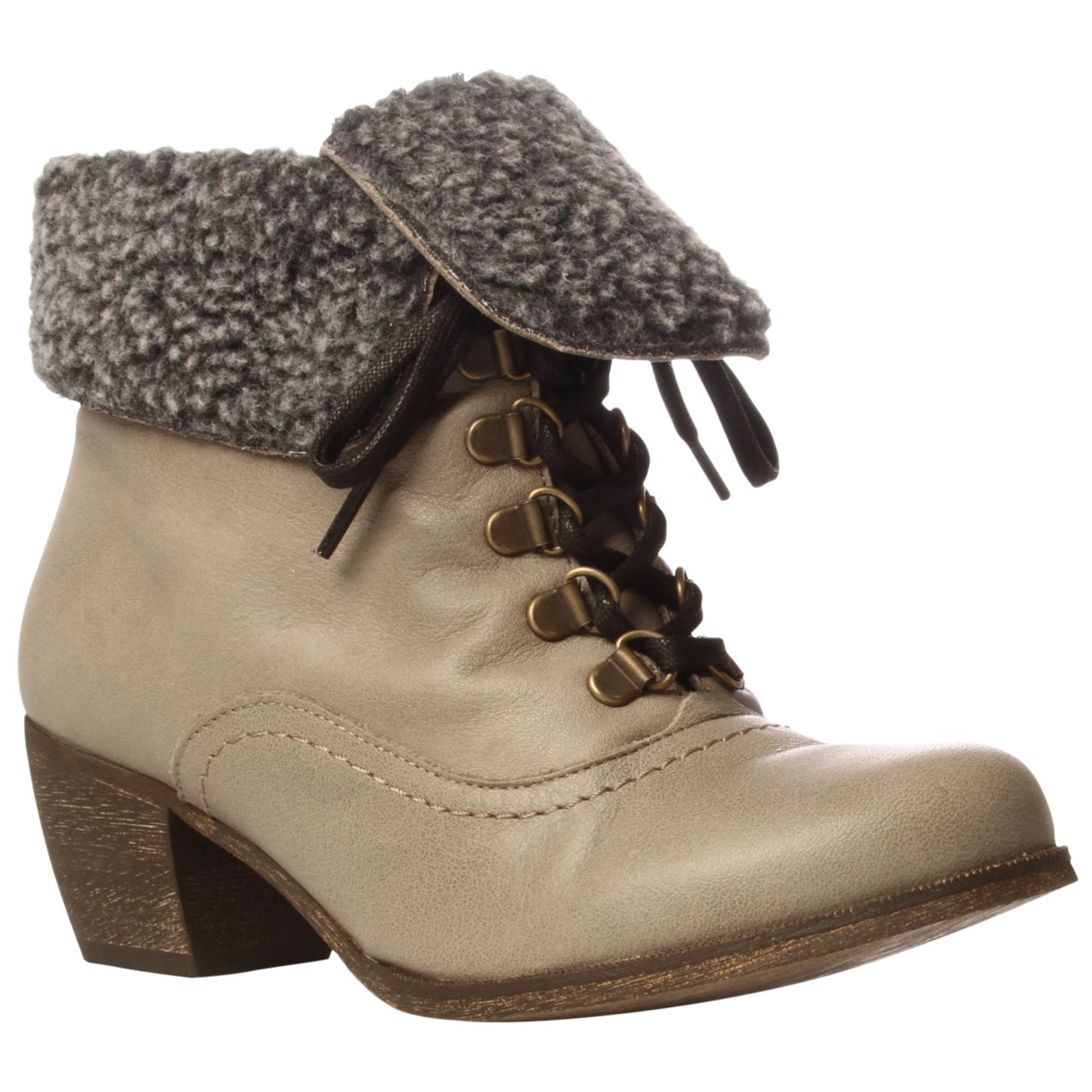 KG by Kurt Geiger Warrick Ankle Boots, Taupe at John Lewis