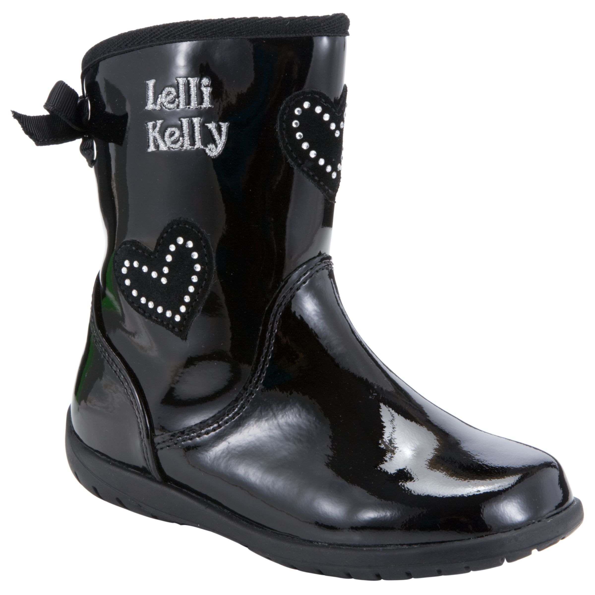 Lelli Kelly Baby Patent Boots Black