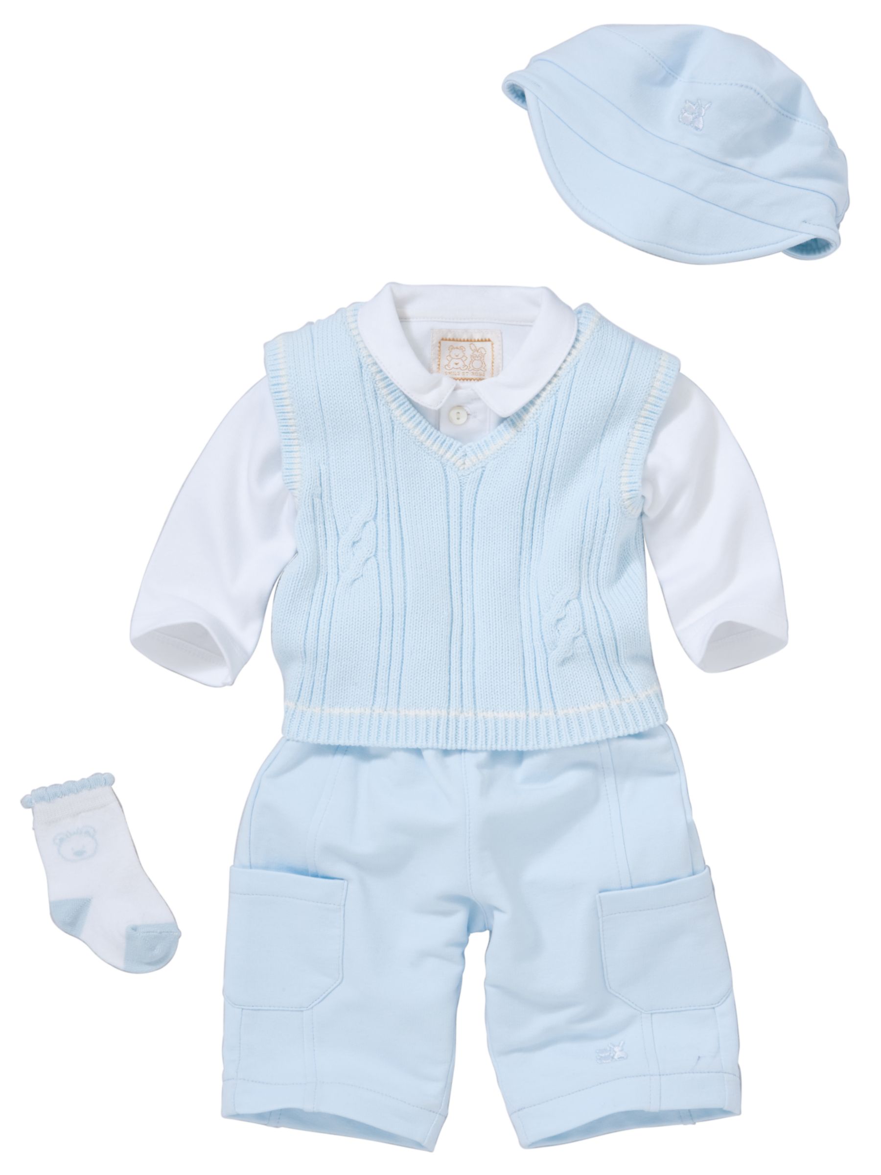 Emile et Rose 3 Piece Set Blue