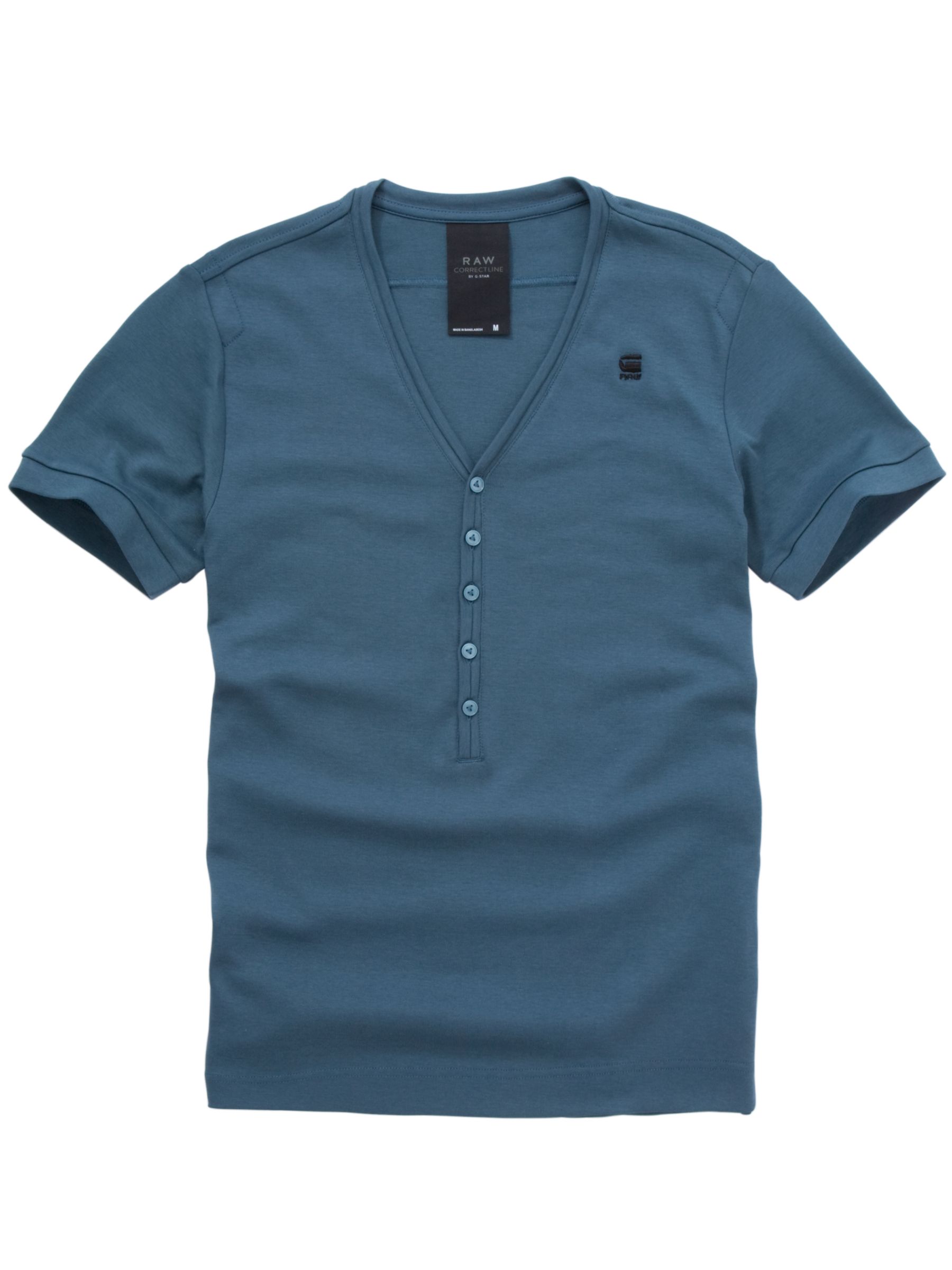 Correct Grand V-Neck T-Shirt, Ox Blue