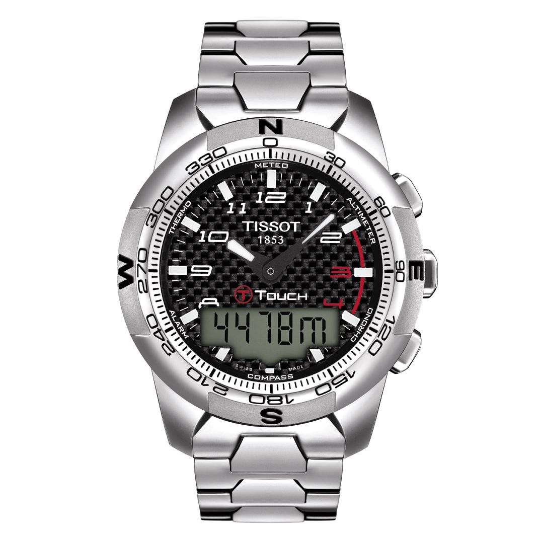 Tissot T-Touch Men's Touch Screen Bracelet Watch at JohnLewis