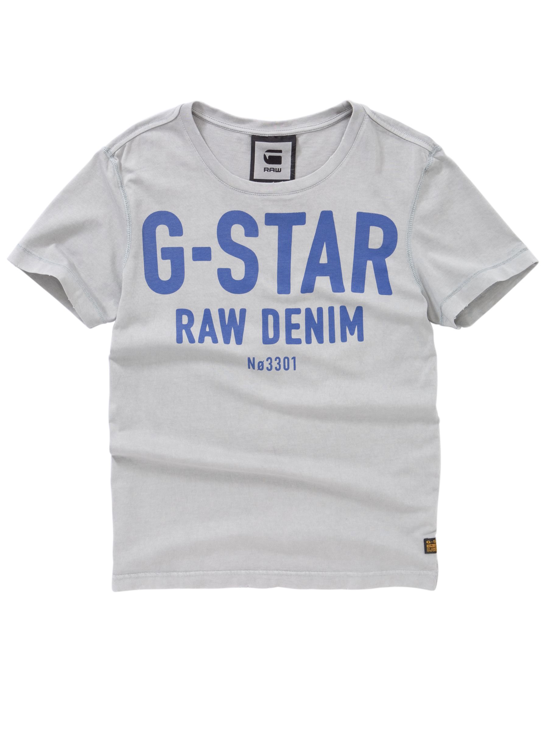 G-Star Raw Tulcan Large Logo T-Shirt, Flint Grey
