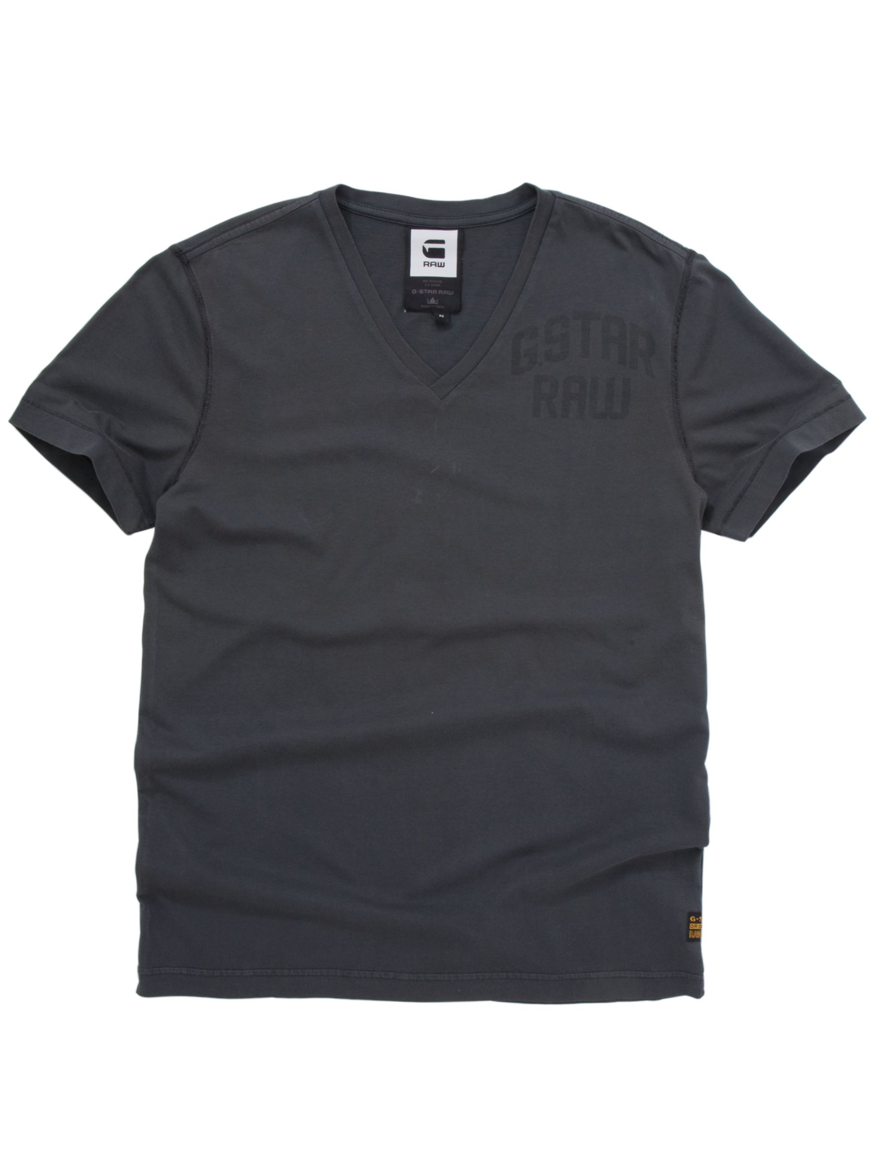 G-Star Raw Janeiro V-Neck T-Shirt, Night Grey