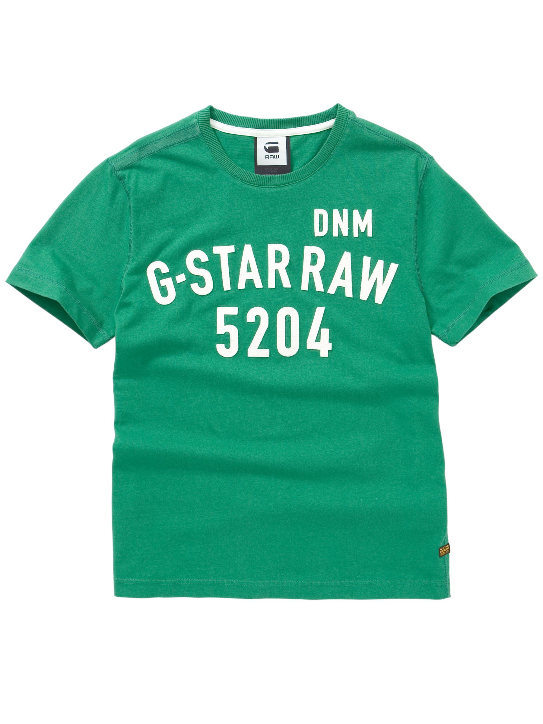G-Star Raw Robert Logo Print T-Shirt, Green Pepper