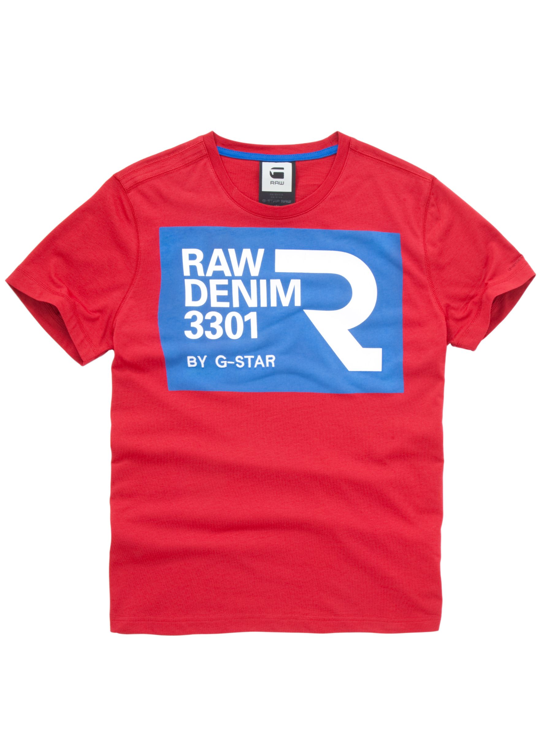 G-Star Raw Neo Logo T-Shirt, Havard Red
