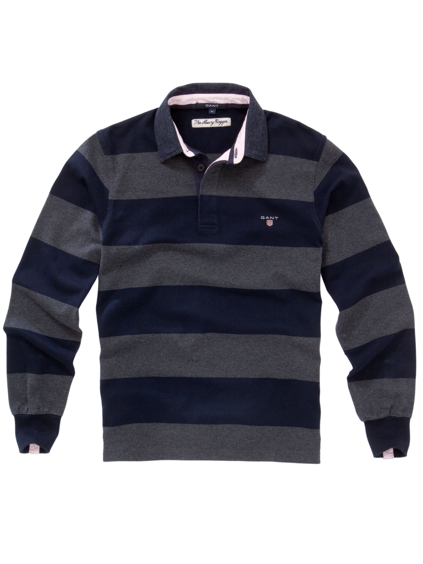 Gant The Heavy Rugger Stripe Rugby Shirt,