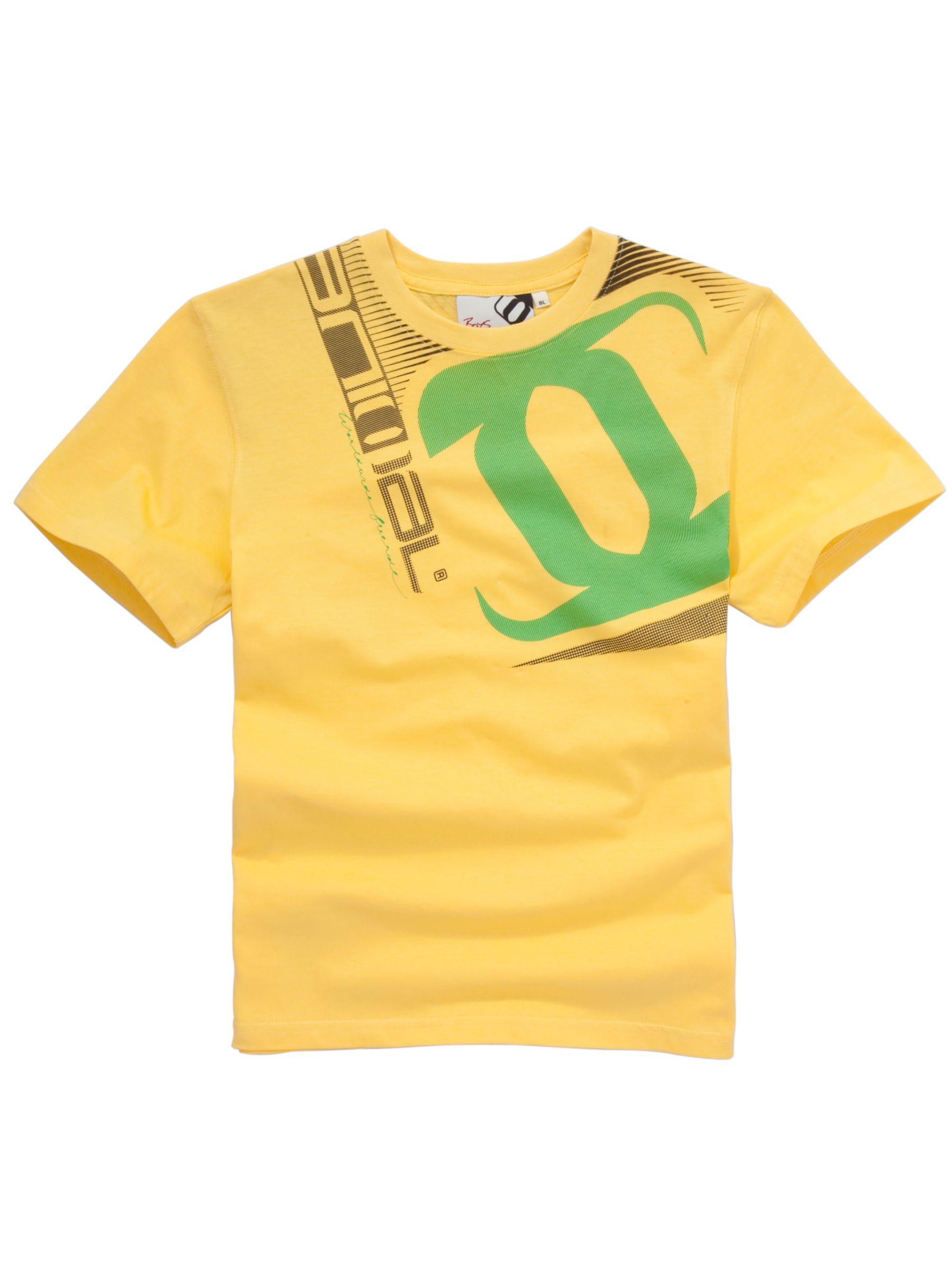 Animal Cinder Print T-Shirt, Yellow