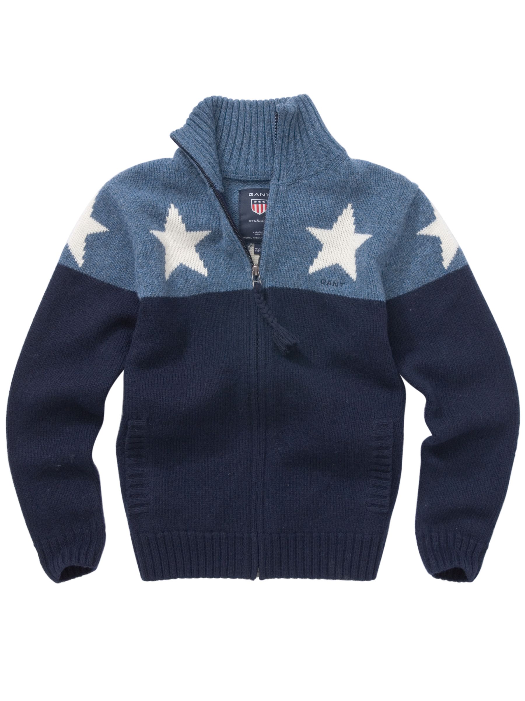 Gant Wool Star Jacket Navy Blue