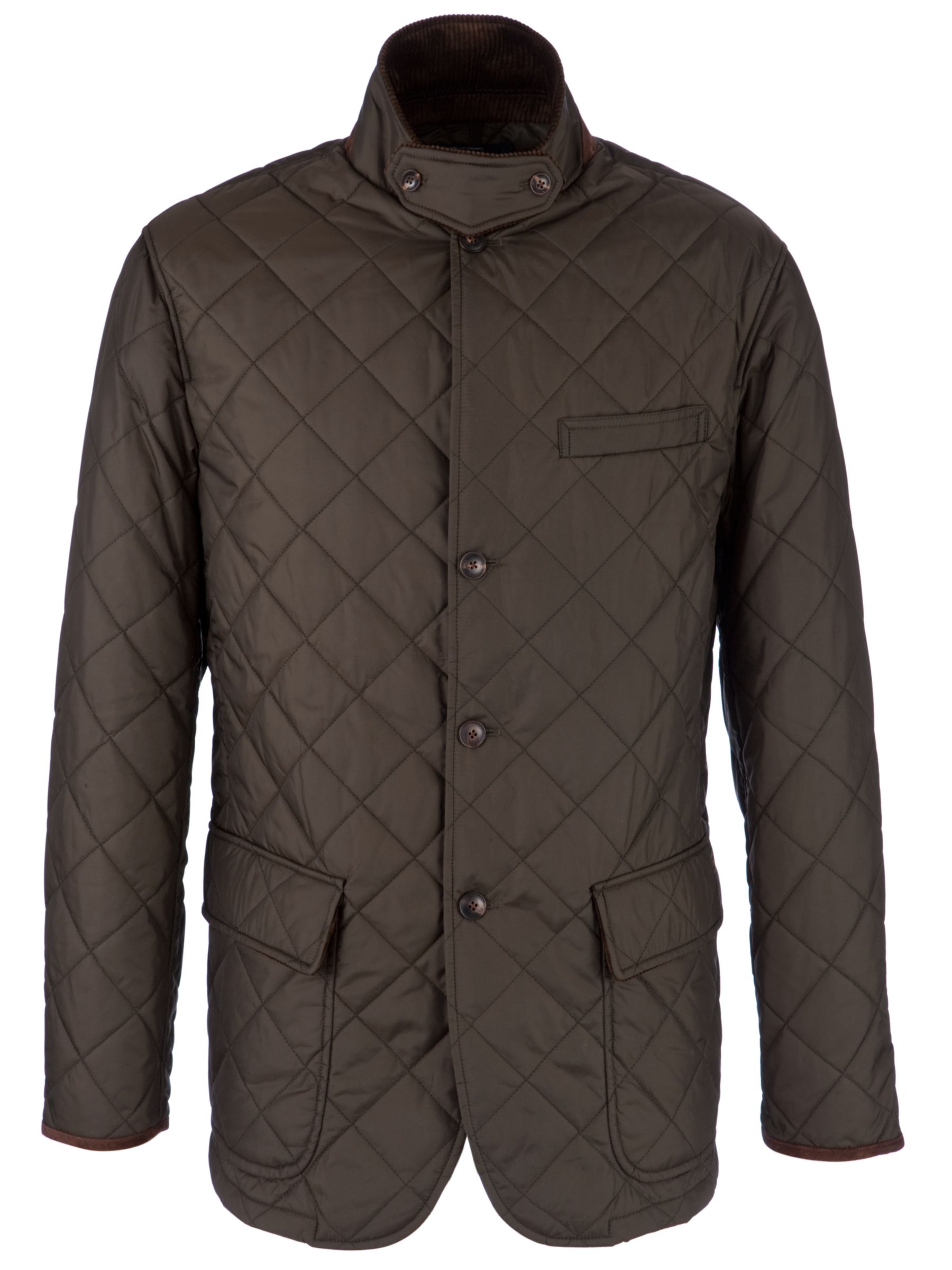 Polo Ralph Lauren Quilted Sportcoat, Dark Green at John Lewis