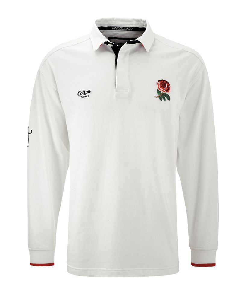 England Long Sleeve Rugby Shirt,