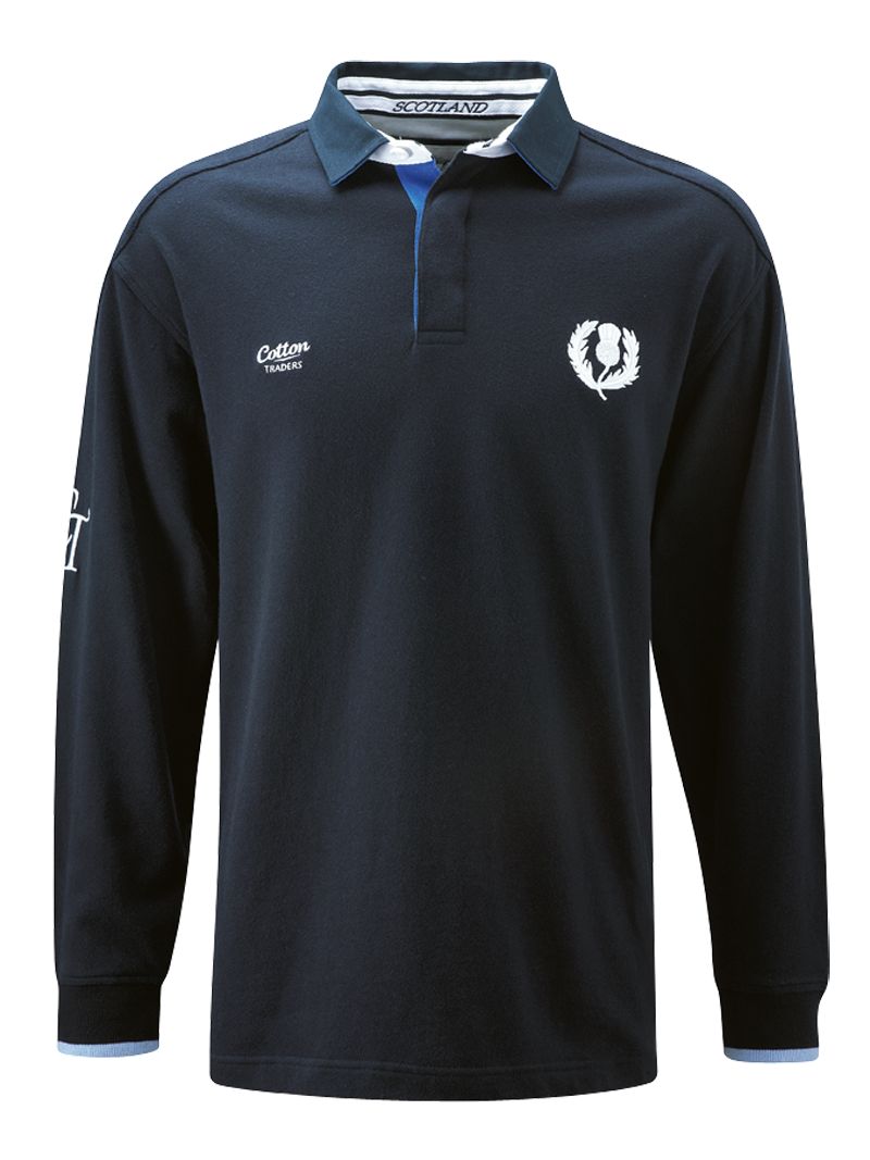 Scotland Long Sleeve Rugby Shirt,