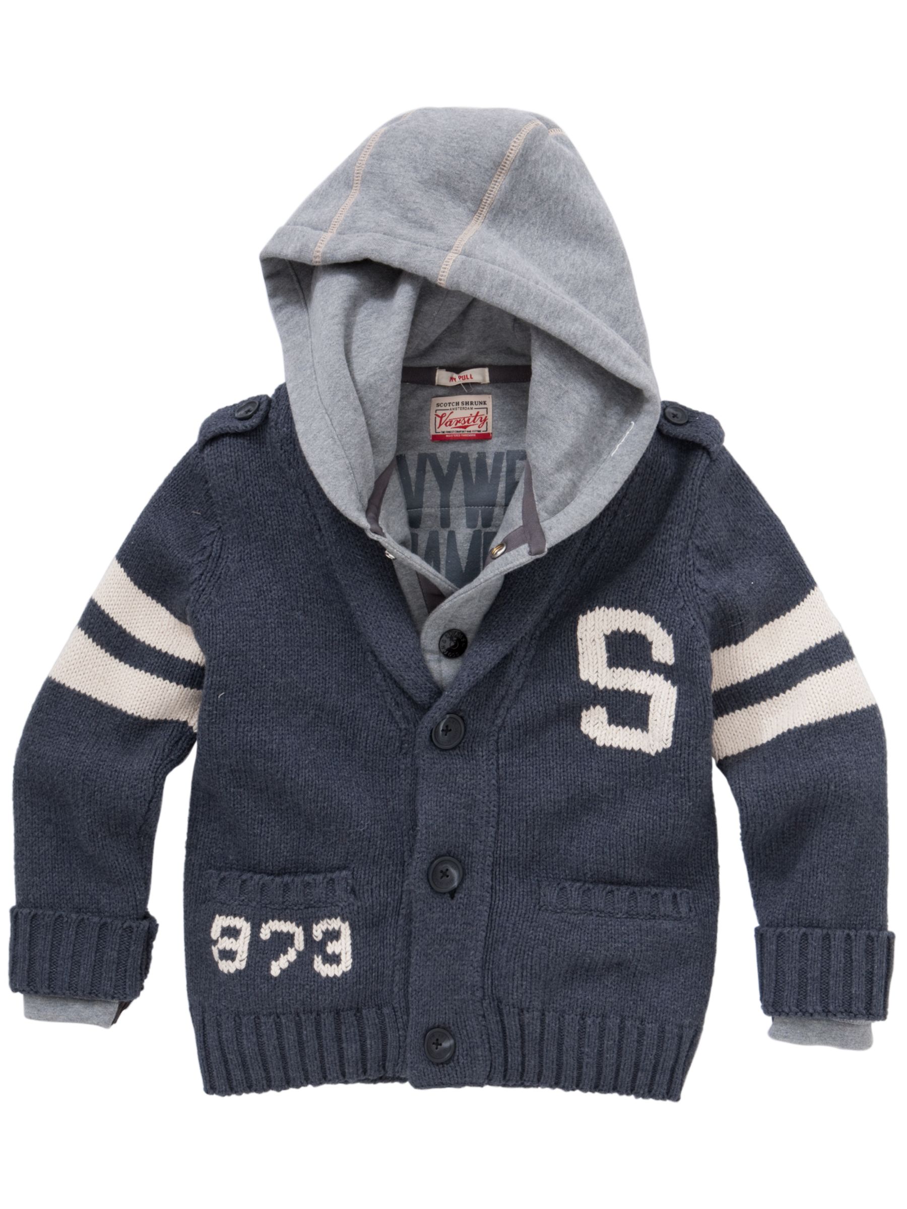 Scotch Soda Shawl Collar Cardigan Denim