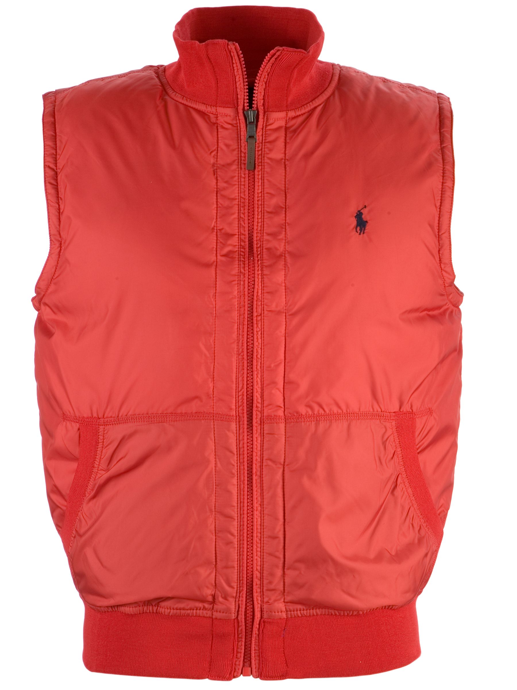 Polo Ralph Lauren Down Track Gilet, Red at John Lewis