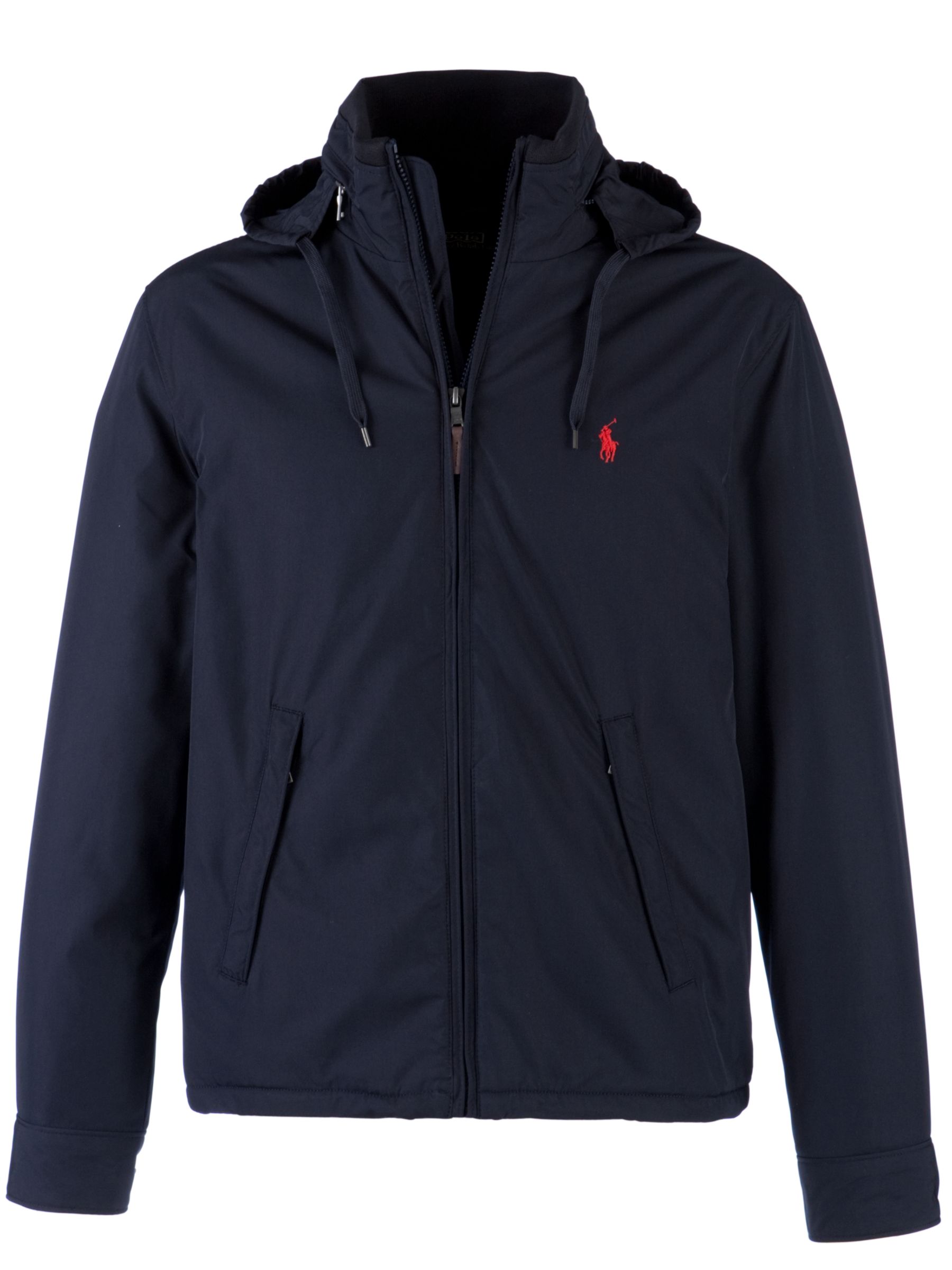 Polo Ralph Lauren Zip Up Jacket, Navy at John Lewis