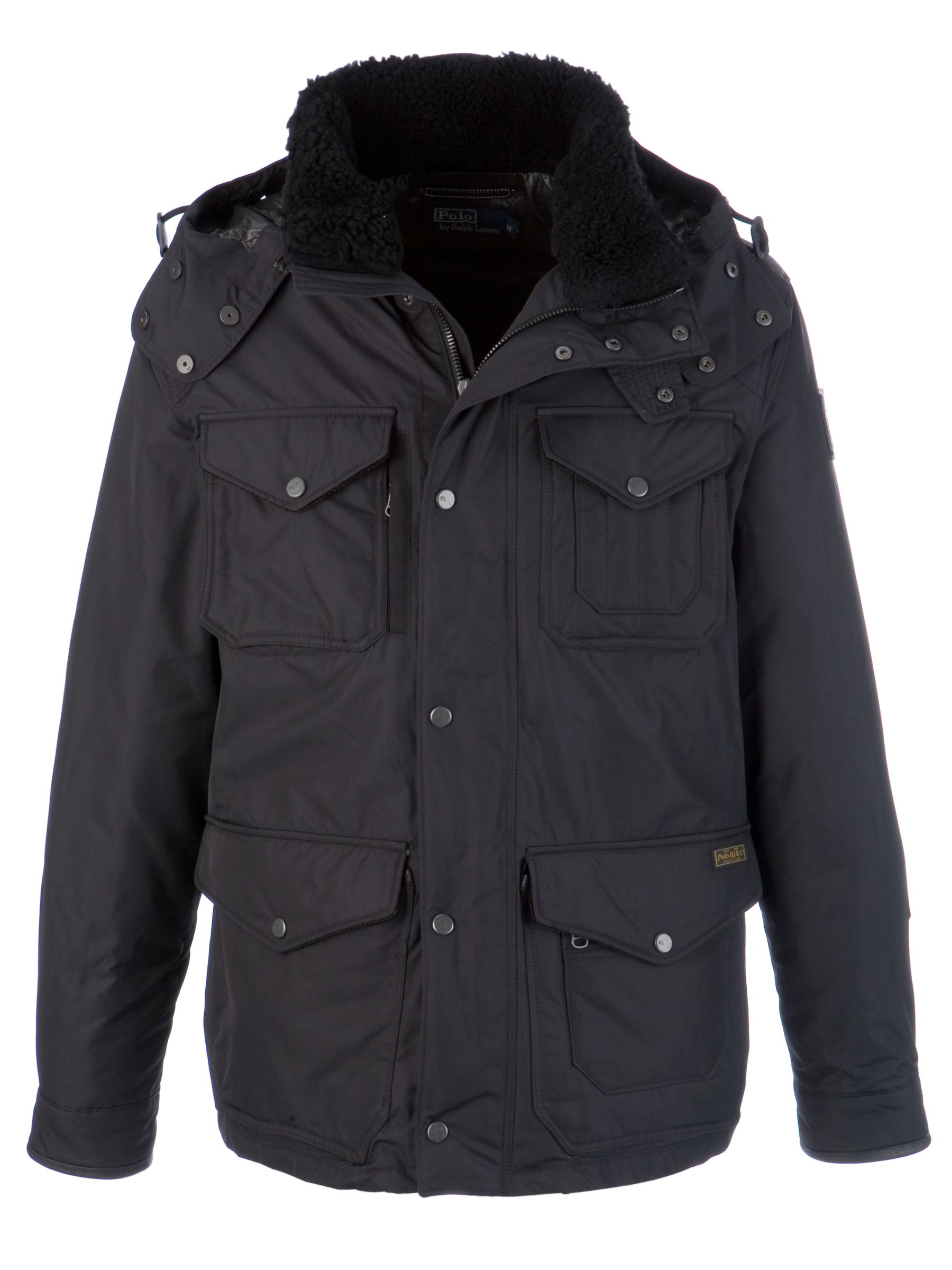 Polo Ralph Lauren Modern Thicket Jacket, Black, XXL at John Lewis