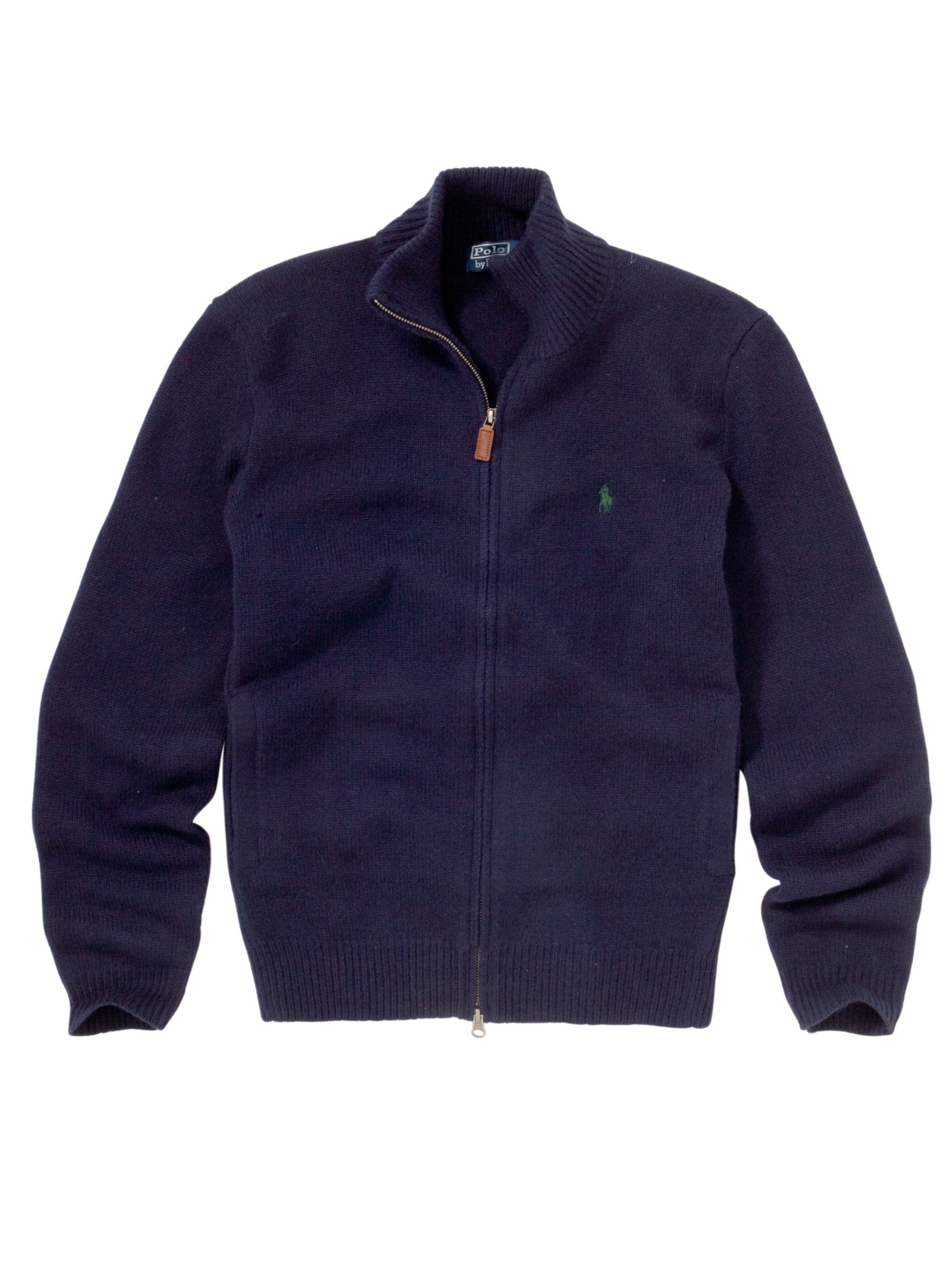 Polo Ralph Lauren Knit Cardigan, Blue at John Lewis