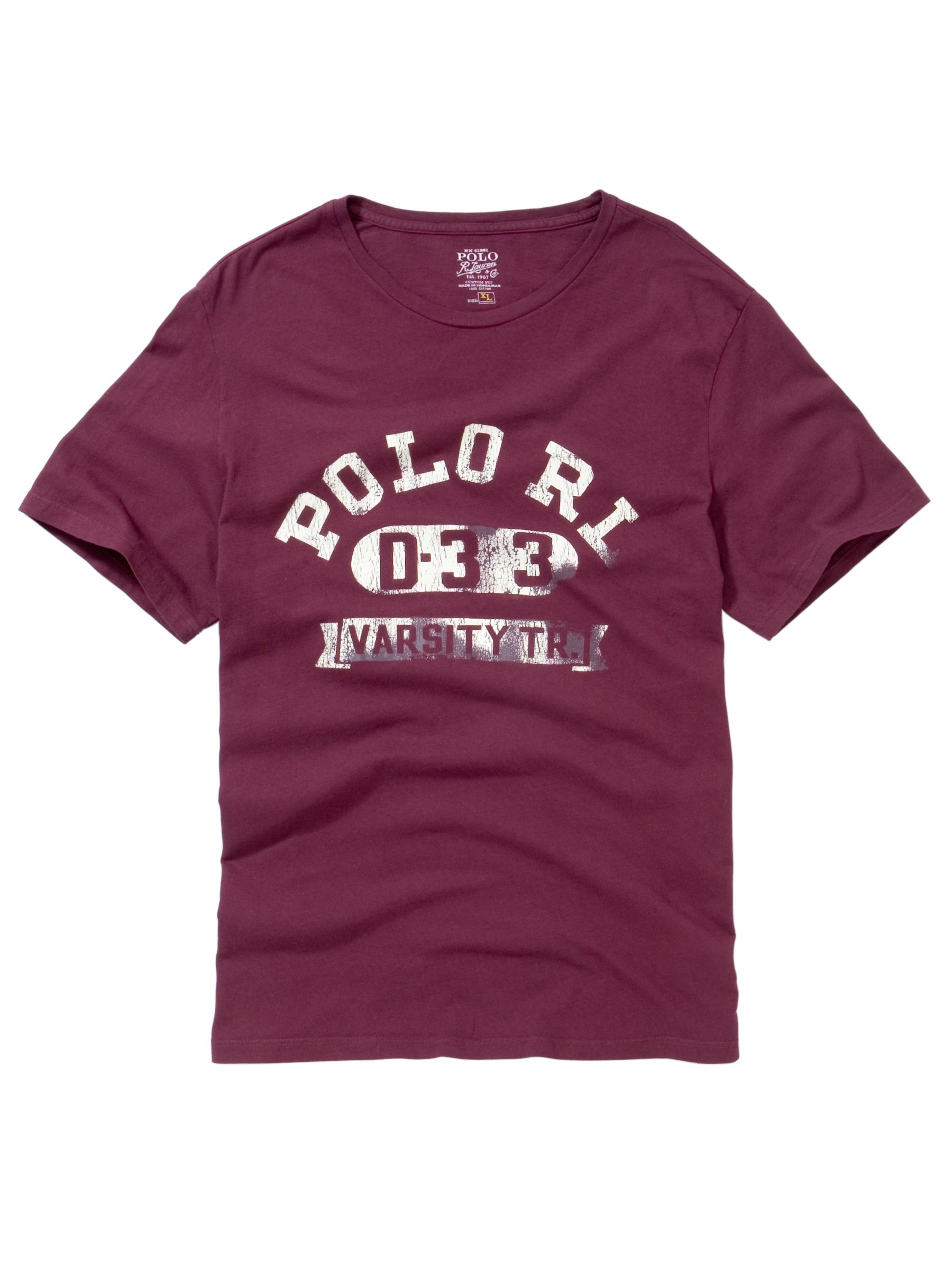 Polo Ralph Lauren Logo T-Shirt, Burgundy