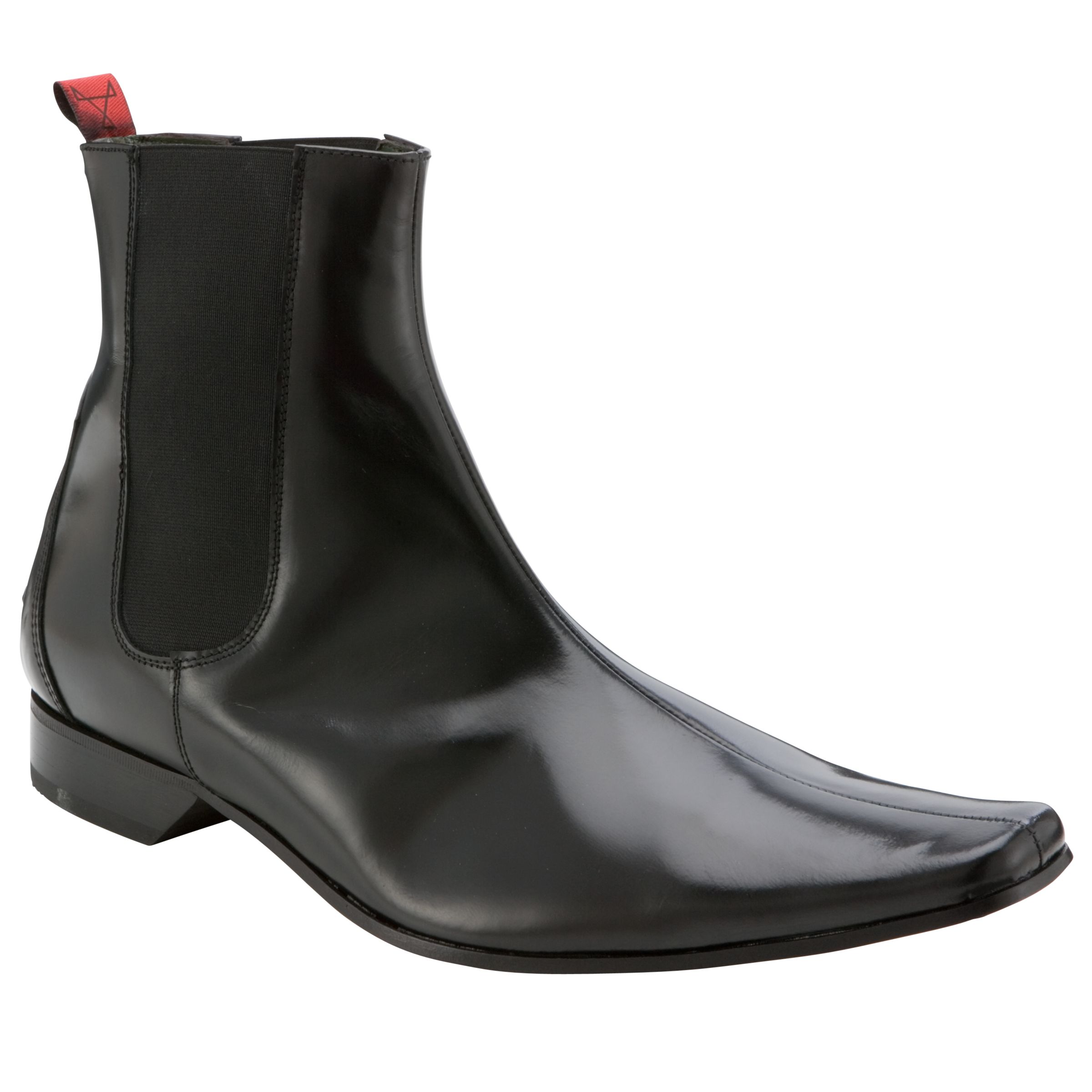Jeffery West High Shine Patent Chelsea Boots, Brown at John Lewis