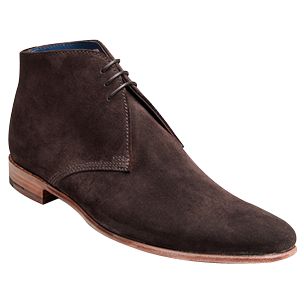 Barker Atwood Suede Boots, Chocolate at John Lewis