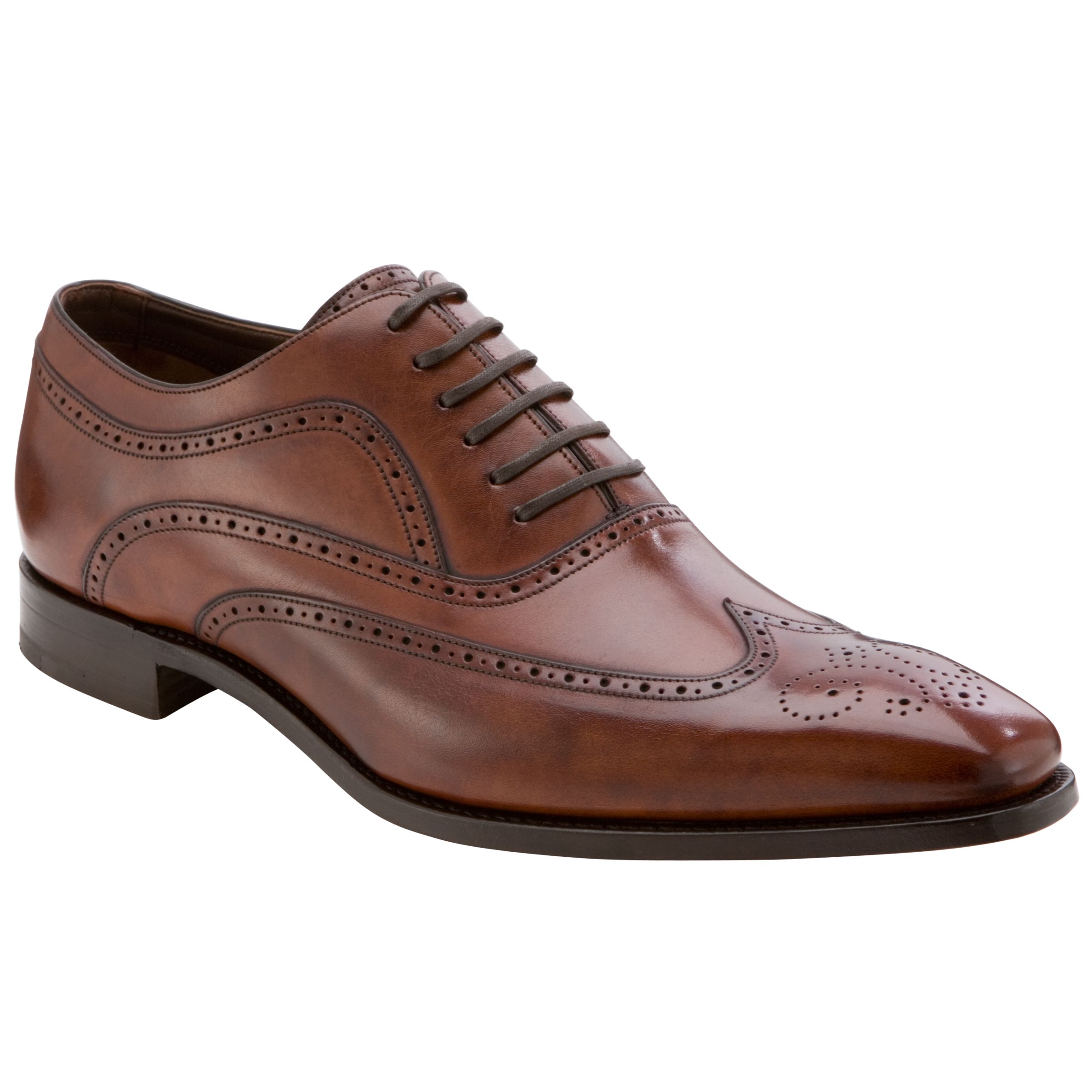 Barker Vivaldi Rosewood Brogues, Tan at John Lewis